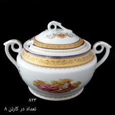 چینی پردیس کاشان لمونژ طلایی سوپ خوری823-354